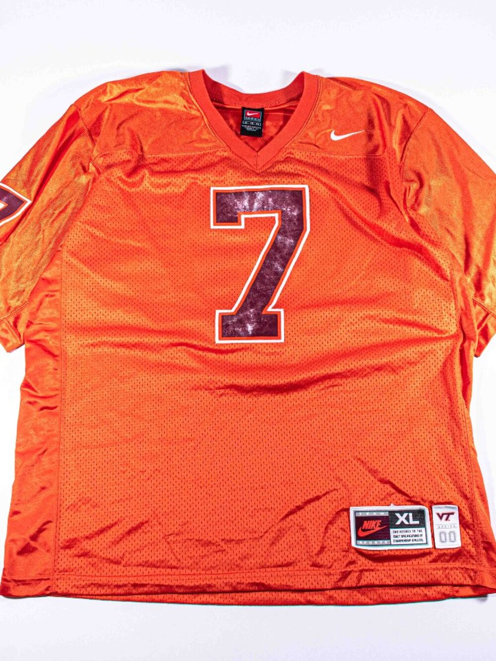 Vintage Virginia Tech Hokies Michael Vick 7 Nike Jersey Mens XL 2000 NCAA